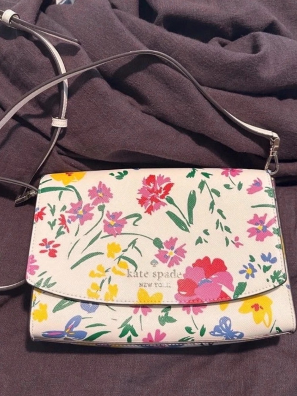 Kate Spade Floral Carson Crossbody Bag like new